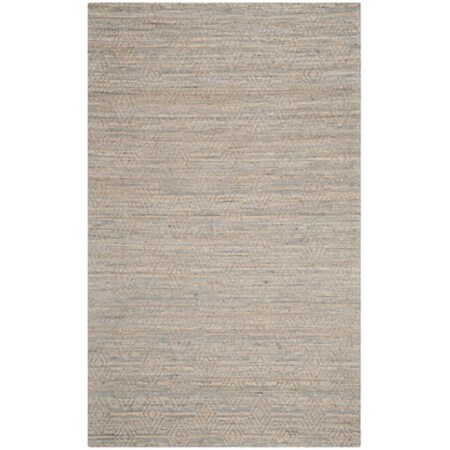 Safavieh Cape Cod Hand Woven Rectangle Rug- Grey - Sand- 5 x 8 ft. CAP412A-5